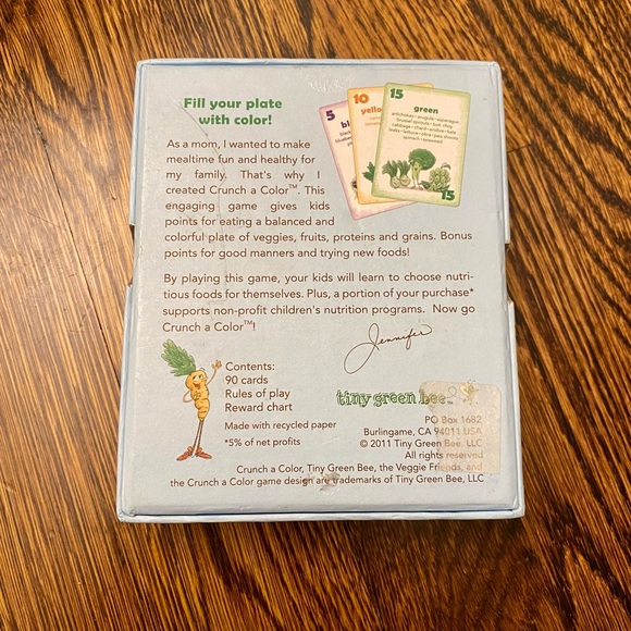 Nearly New! Crunch A Colour Healthy Eating Family Game - Picture 4 of 4